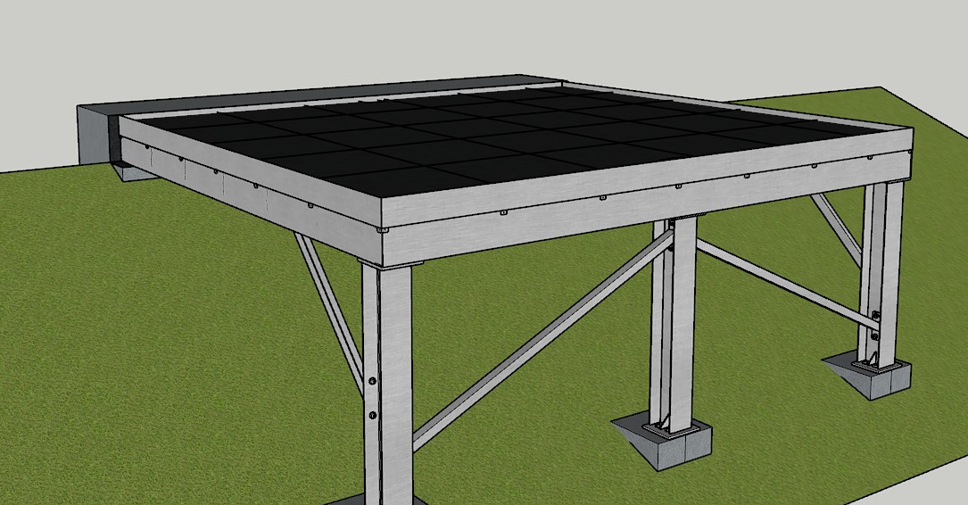 Parkovací rampa pro 2 os. auta