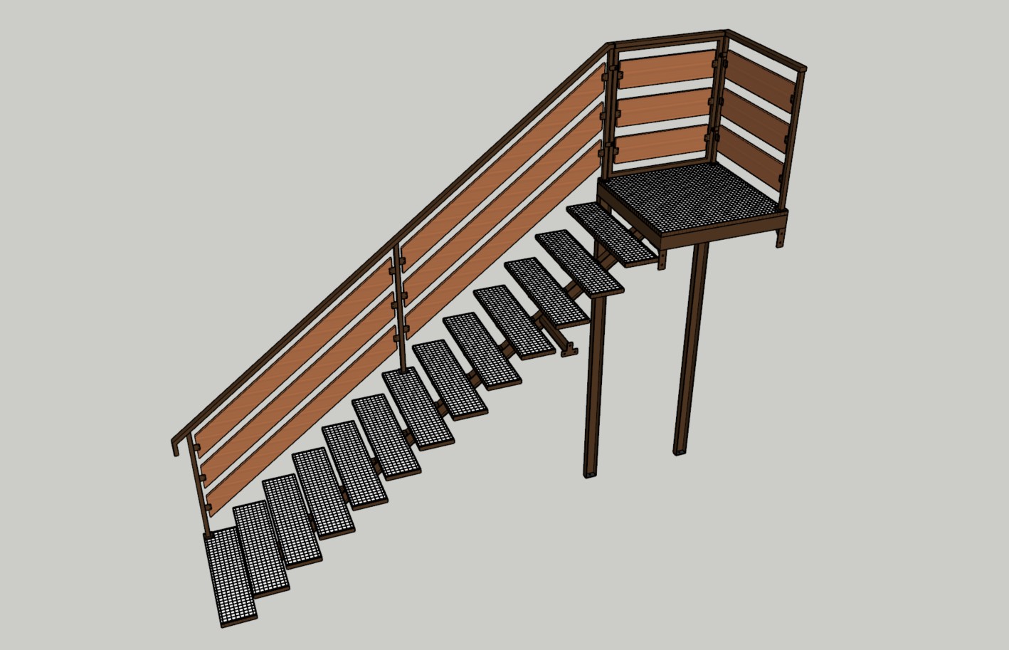 Exteriérové schodiště